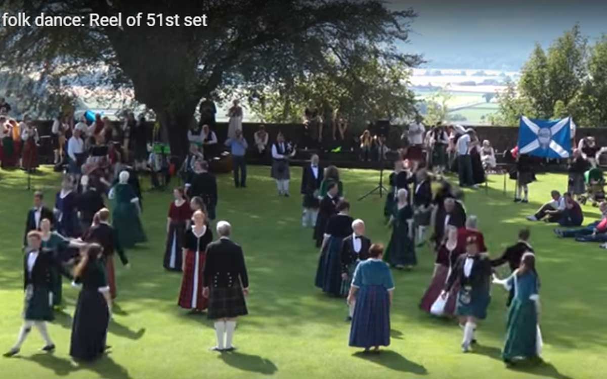 Scottish folk dance – Reel of 51st set.