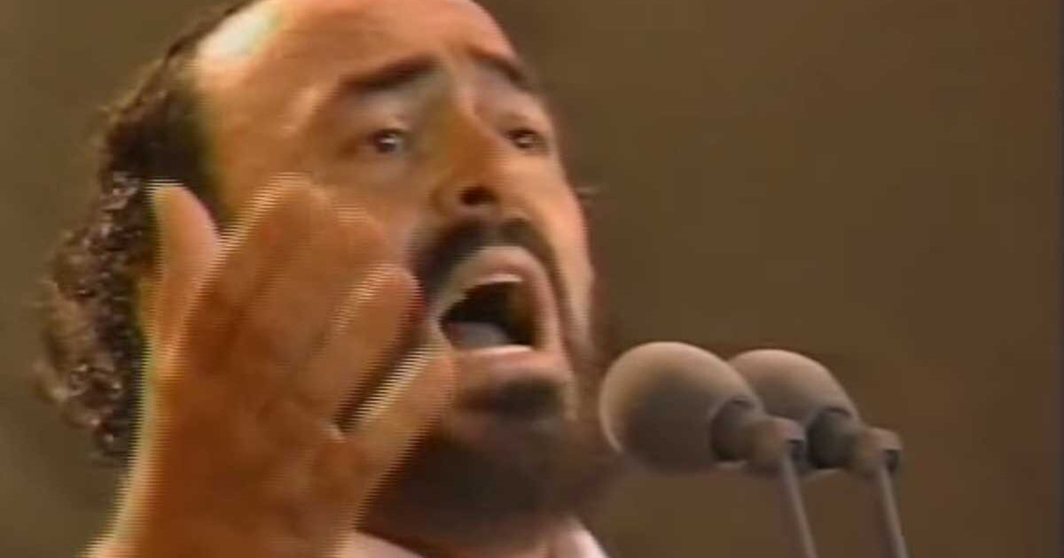 Luciano Pavarotti – O sole mio – Central Park – 1993