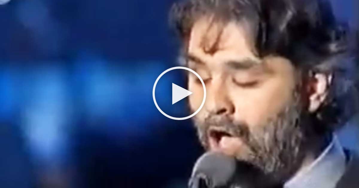 Andrea Bocelli e Luciano Pavarotti