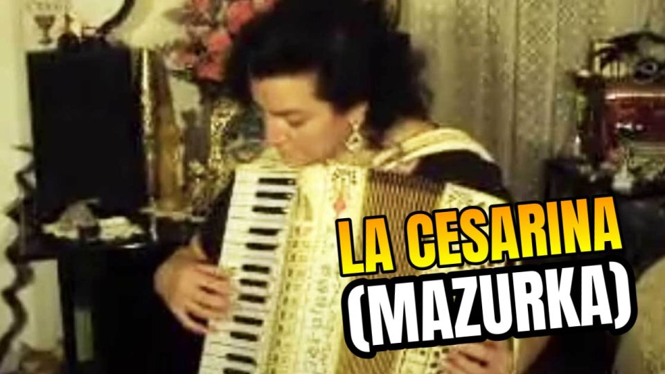 La Cesarina Mazurka - Monia Giovanna - Fisarmonica. Musica popolare.