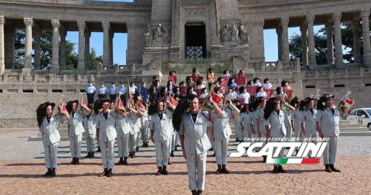 Cerimonia per i Caduti del Covid – Fanfara Bersaglieri Scattini Bergamo