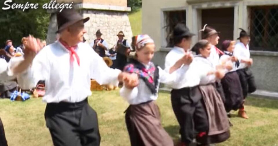 I Posagnòt - Sempre allegri - Veneto. Musica popolare.