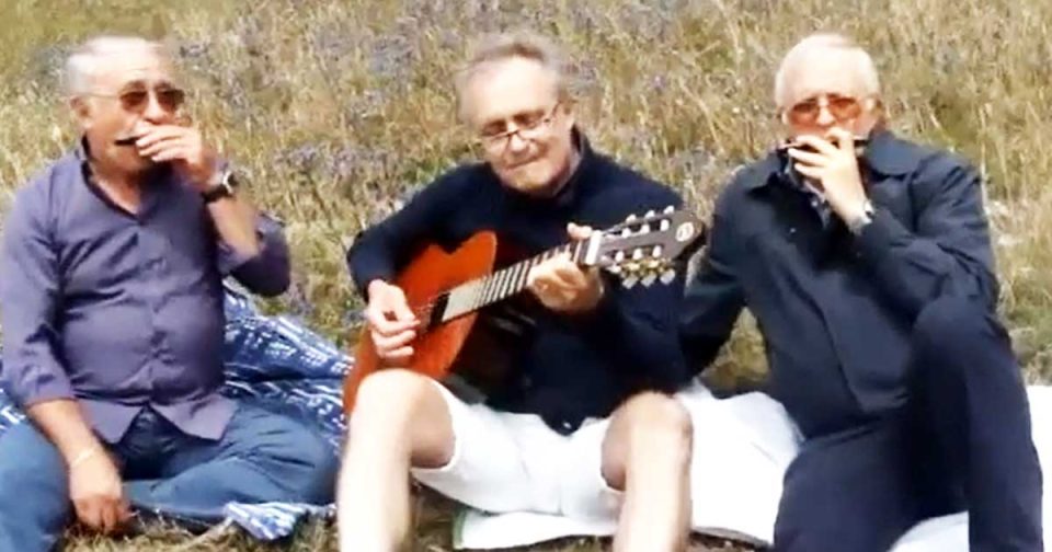 La luna nel Rio - Musica con armonica. Musica popolare.