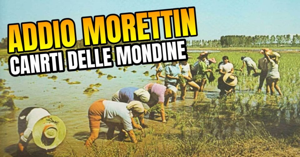 Addio morettin ti lascio - Mondine. Musica popolare.